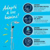 Avantages de la colonne GROHE Vitalio Start 250 Chromé