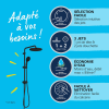 Avantages de la colonne GROHE Vitalio Start 250 Noir mat