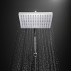 Ambiance Pack mitigeur bain douche thermostatique HANSGROHE Ecostat Universal + colonne HANSGROHE Vernis Shape 230 chromé