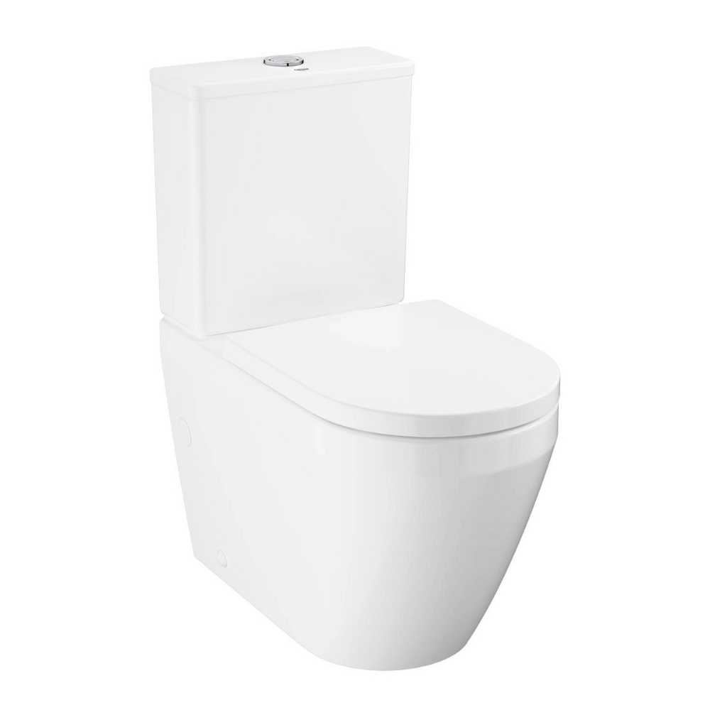 WC à poser sans bride GROHE Euro Ceramic 2.0 avec abattant frein de chute