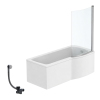 Pack baignoire bain douche IDEAL STANDARD Connect Air + pare-bain + tablier + vidage WIRQUIN | Batinea