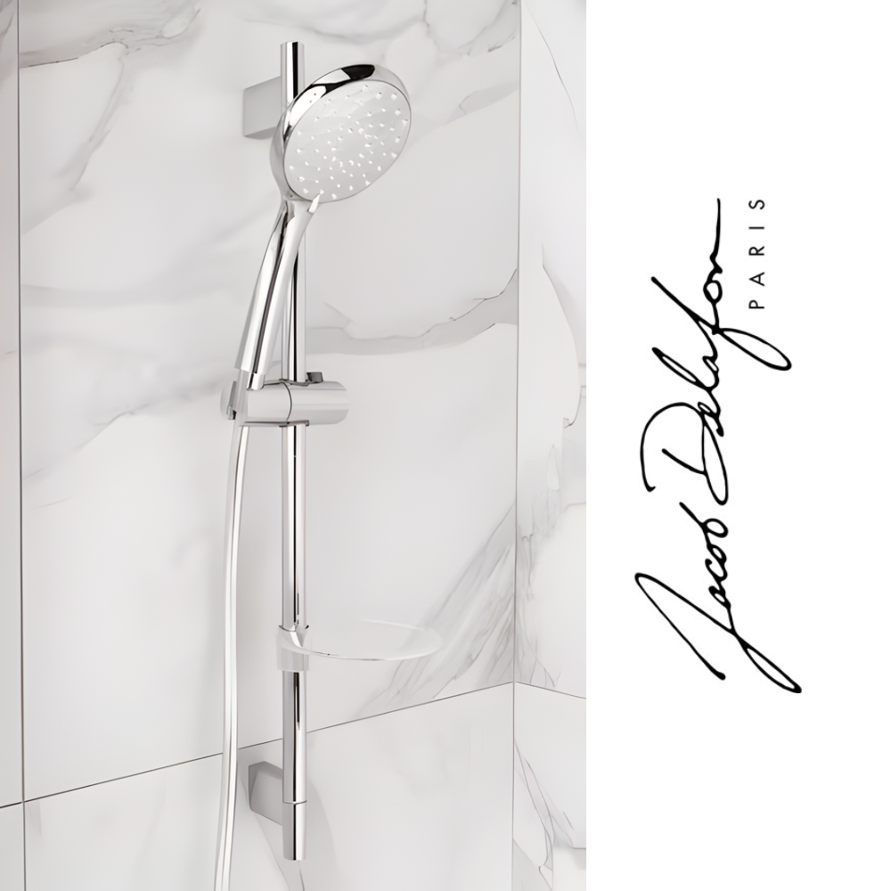 Mitigeur de douche thermostatique JACOB DELAFON Simone + ensemble de douche Awaken