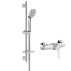 Mitigeur de douche mécanique JACOB DELAFON Eo  + ensemble de douche Awaken