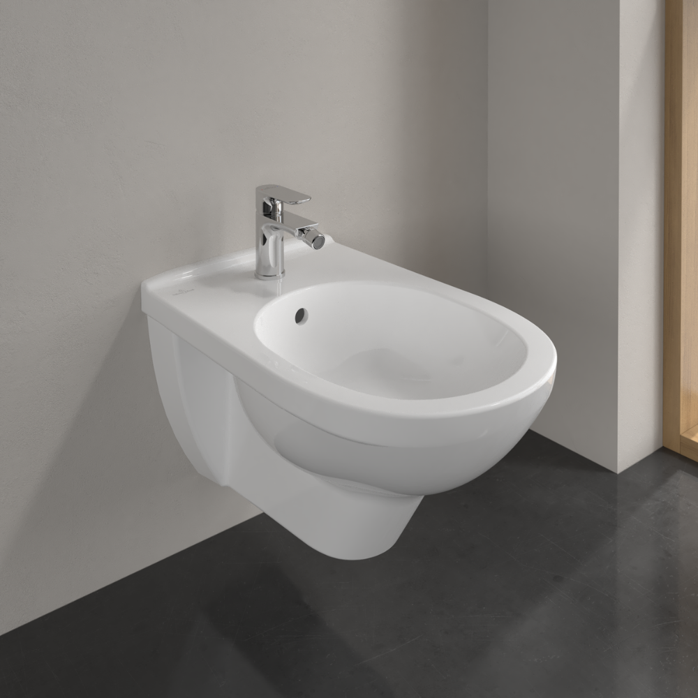 Ambiance Pack bidet suspendu VILLEROY & BOCH O.Novo + Bâti-support sol et mur Vi-connect