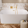 Ambiance 2 Pommeau de douche VILLEROY & BOCH Verve Showers Stick + Flexible de douche Universal Showers 160 cm doré