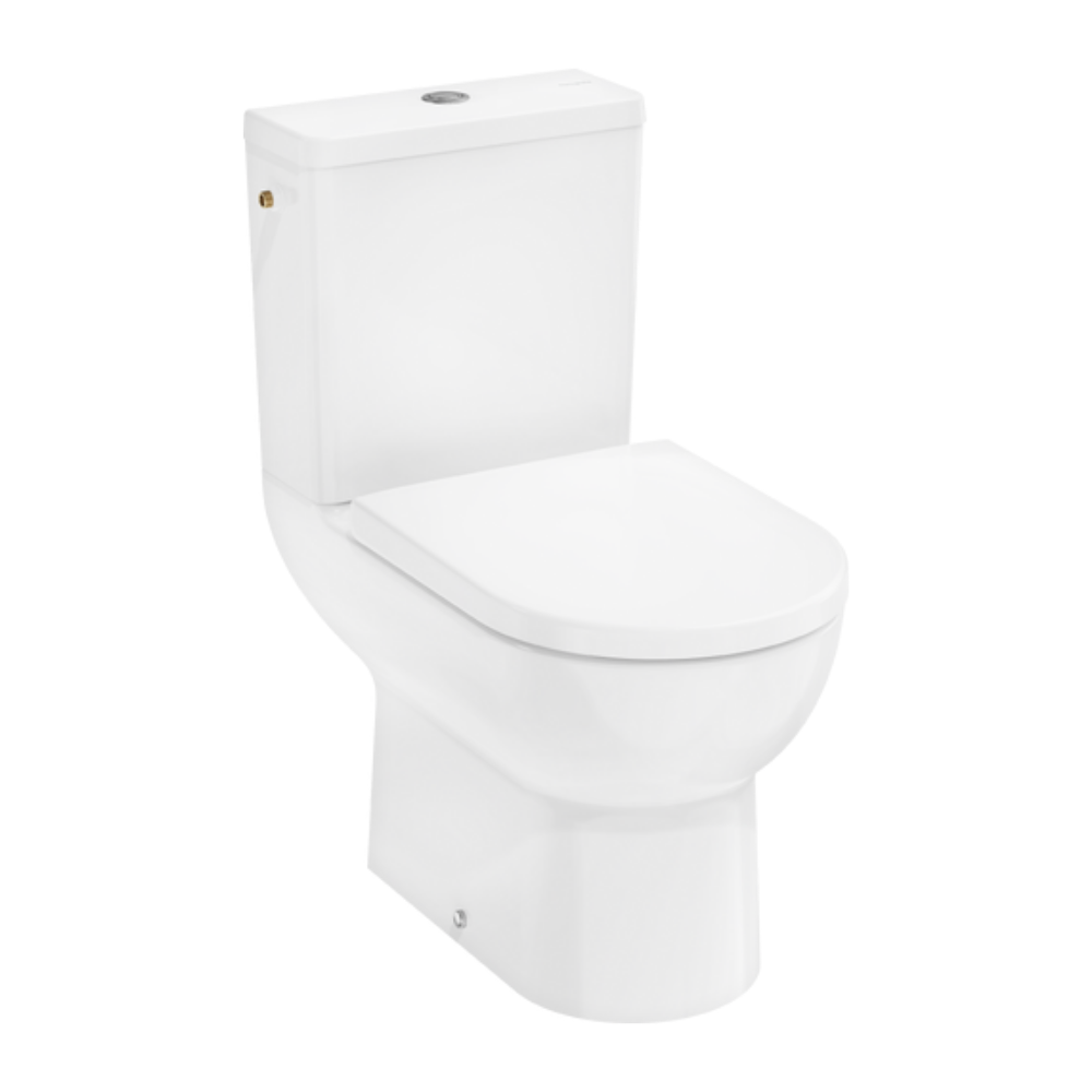 WC à poser sans bride sortie horizontale HANSGROHE GladeLake S avec abattant frein de chute