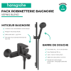 Avantages Ambiance Pack mitigeur baignoire mécanique HANSGROHE Vernis Blend + Ensemble pommeau Vernis Blend EcoSmart 2 jets