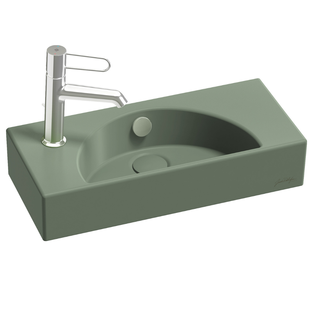 Lave-mains compact 50 cm JACOB DELAFON Odéon Rive Gauche 1 trou de robinetterie