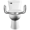Abattant WC BEMIS Pure Care Plus 750 réhaussé avec accoudoirs et frein chute blanc | Batinea