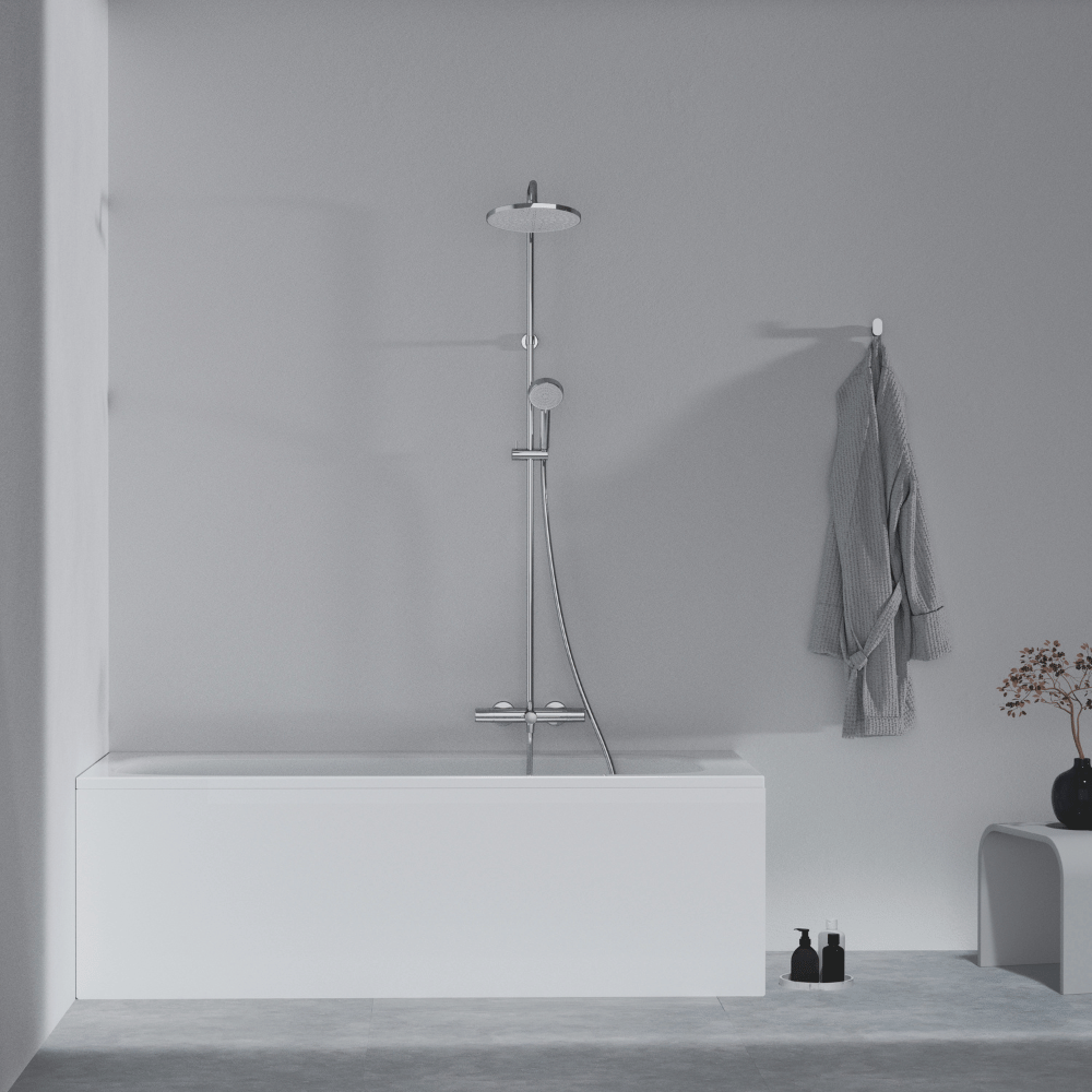 Colonne bain douche A8480AA avec baignoire droite