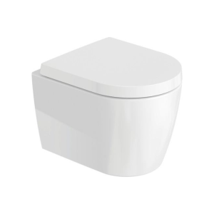 Cuvette WC suspendu sans bride DURAVIT ME by Starck avec abattant frein de chute