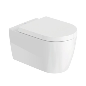 Cuvette WC suspendu sans bride DURAVIT ME by Starck avec abattant frein de chute