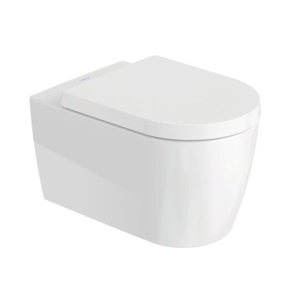 Cuvette WC suspendu sans bride DURAVIT ME by Starck avec abattant frein de chute
