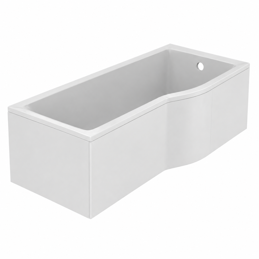 Baignoire bain douche IDEAL STANDARD Connect Air  + tablier + Vidage Wirquin | Batinea