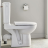 Pipe WC rigide WIRQUIN ABS longue coudée mâle D100 blanc ambiance