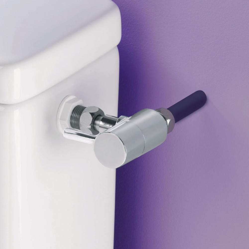 Robinet d'arrêt WC WIRQUIN Design rond ambiance