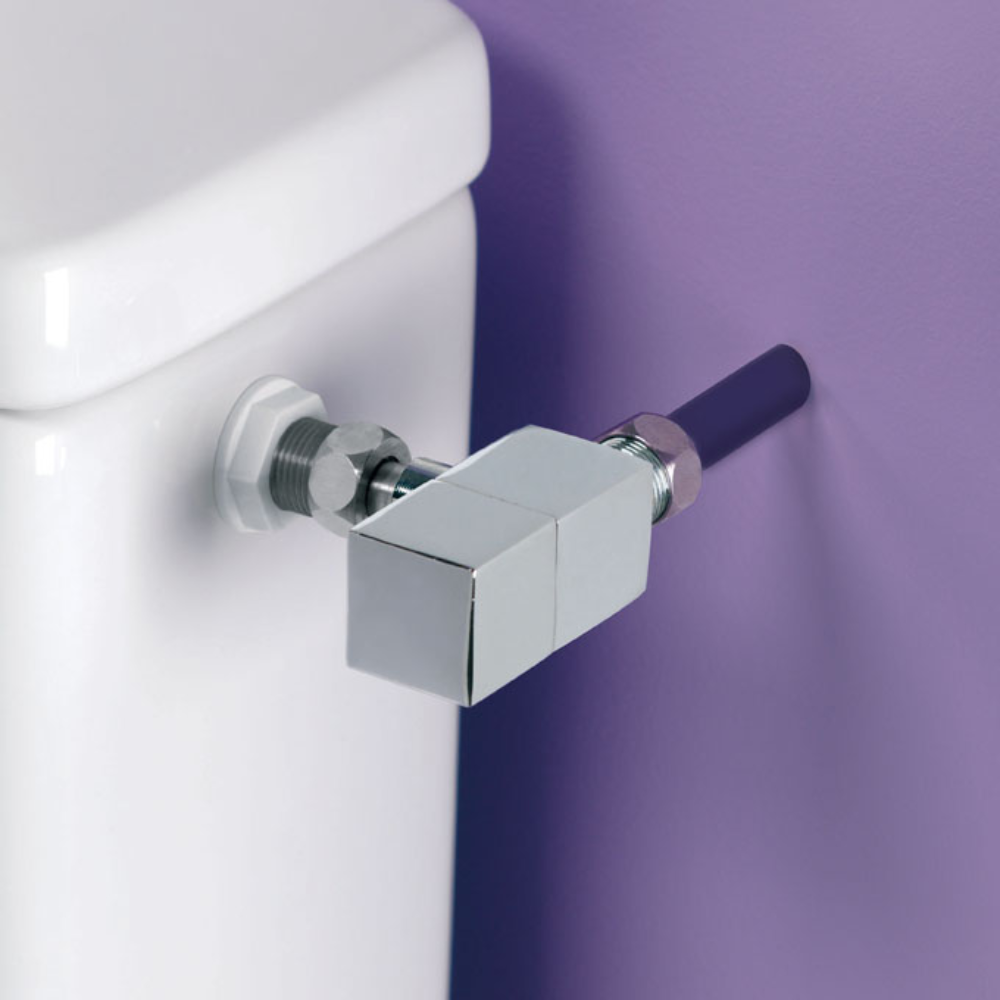 Robinet d'arrêt WC WIRQUIN Design carré ambiance