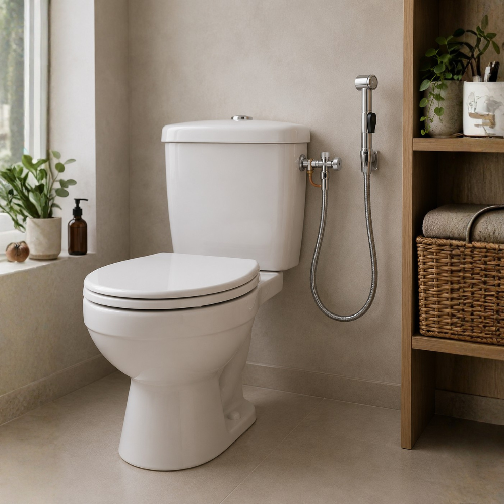 Kit douchette WC WIRQUIN Shattaf 1 jet chromé ambiance
