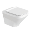 Cuvette WC suspendu sans bride DURAVIT DuraStyle avec abattant frein de chute déclipsable