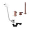 Ensemble bain Paini Ortence + Vidage bronze cuivré face