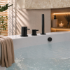 Mitigeur bain douche mécanique sur table PAINI Cox + Vidage remplissage trop plein et bonde clic-clac siphon 90cm PAINI | Batine