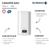 Chauffe-eau électrique extra plat DE DIETRICH CESL C 80L présentation