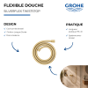 Flexible douche 175 cm GROHE Silverflex TwistStop Cool Sunrise présentation