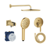 Ensemble GROHE douche de tête murale face