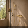 Douchette Vitalio Joy+ 120 + Barre de douche GROHE Rainshower + Flexible 175 cm Cool Sunrise ambiance