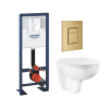 Pack bâti-support GROHE Rapid SL largeur réduite face