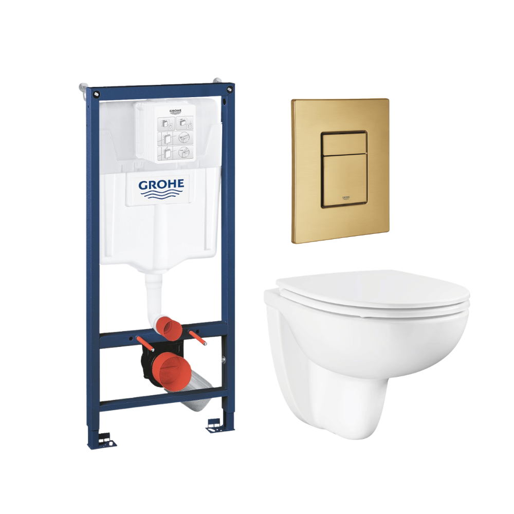 Pack bâti-support GROHE Rapid SL mur porteur face
