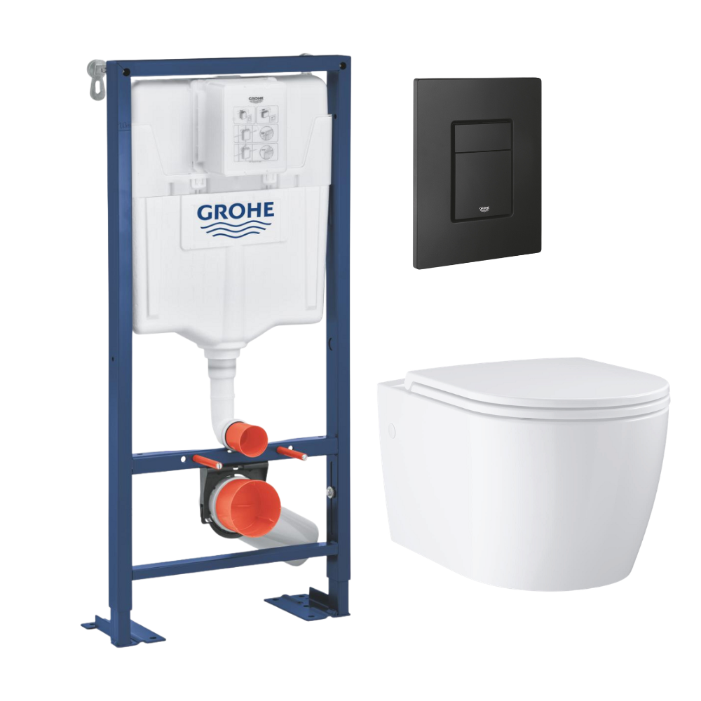 Pack bâti-support autoportant GROHE Solido face