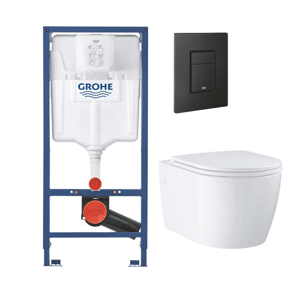 Pack bâti-support en applique GROHE Rapid SL face