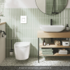 Pack WC suspendu sans bride GROHE Start Round Ceramic ambiance