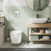 Pack WC suspendu sans bride GROHE Start Round Ceramic chrome ambiance