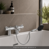 Ensemble GROHE Grohtherm 800 douchette carrée ambiance
