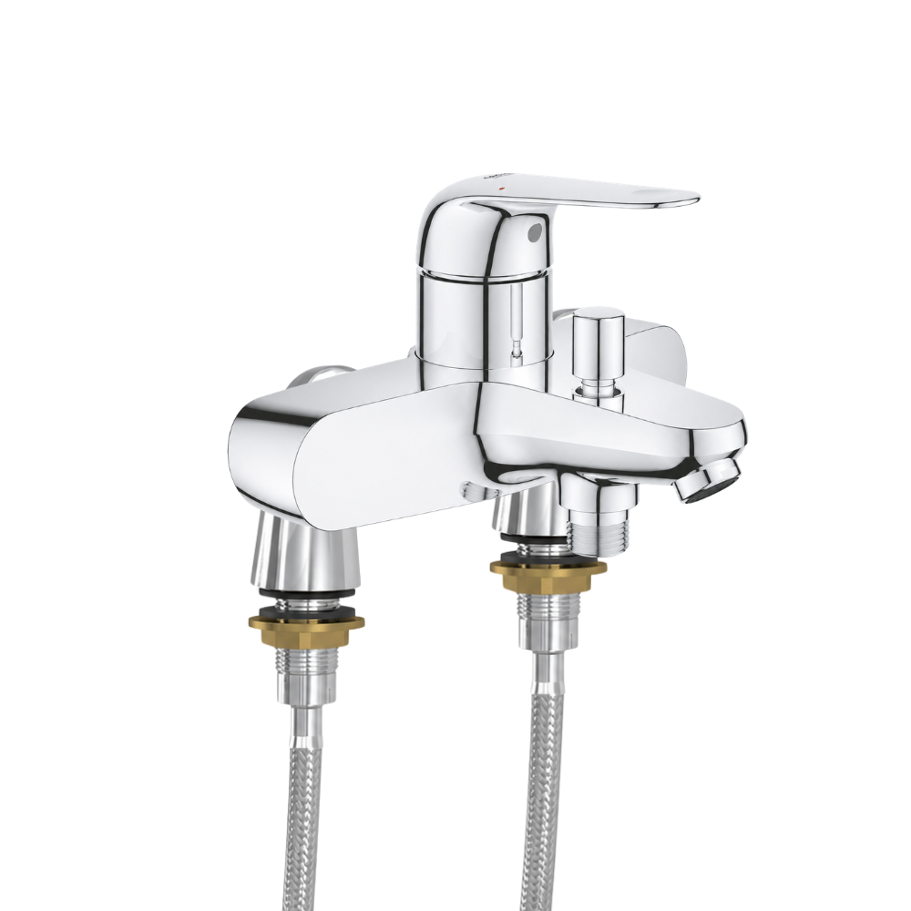 Mitigeur baignoire mécanique GROHE Swift avec colonnettes Idro'Flex face