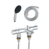 Pack GROHE Precision Trend avec colonnettes douchette ronde face