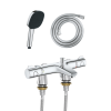 Pack GROHE Precision Trend avec colonnettes douchette carrée face