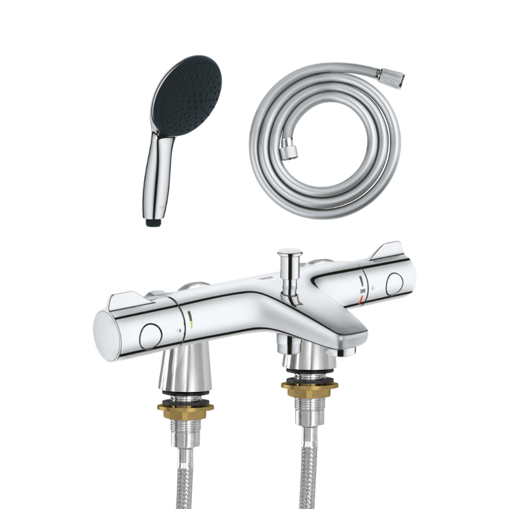 Ensemble GROHE Grohtherm 800 douchette ronde face