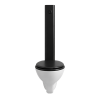 Pack WC suspendu GRIFFON 1950 Le Tube avec abattant frein de chute + Bâti-support autoportant Charbon face