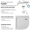 Receveur de douche JACOB DELAFON Flight acrylique quart de rond