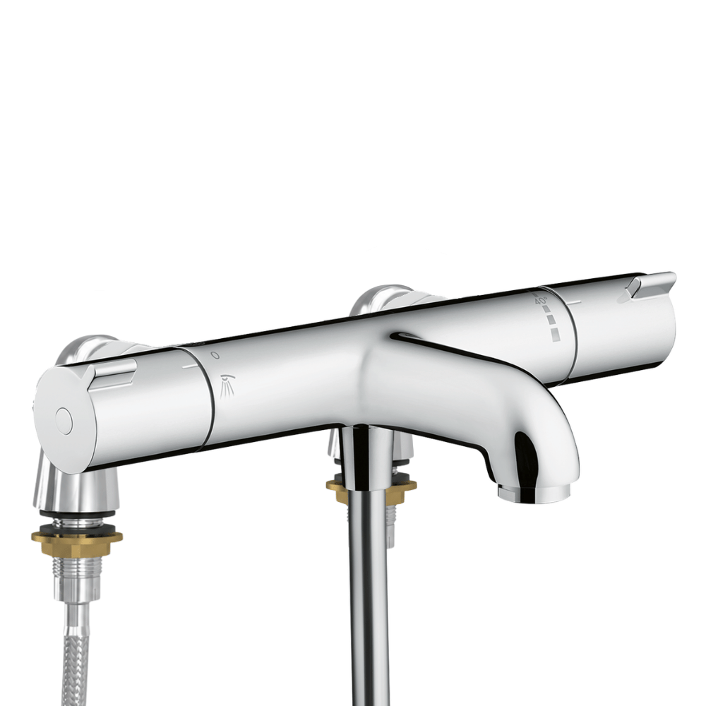 Mitigeur bain douche thermostatique HANSGROHE Ecostat 1001 CL + colonnettes Idro'Flex Chromé