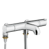 Mitigeur bain douche thermostatique HANSGROHE Ecostat 1001 CL + colonnettes Idro'Flex Chromé