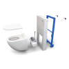 Pack WC suspendu broyeur WATERMATIC W40SP Silence Box Design face