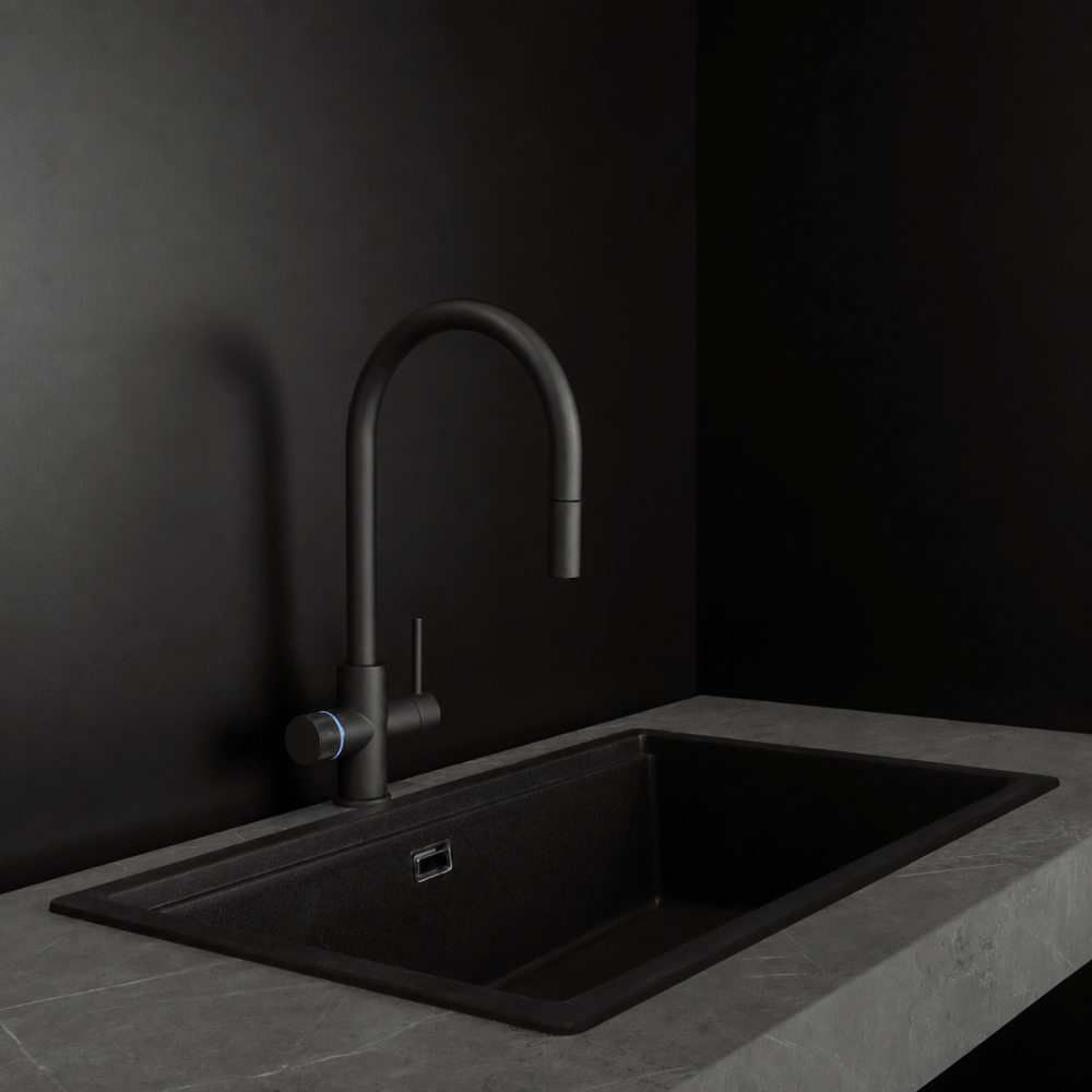 focs sur le robinet cuisine A5A8D3GNB0 Aquafy