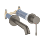 Mitigeur mural lavabo GROHE Essence Taille L hard graphite brossé avec corps encastré