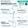 Colonne de douche thermostatique HANSGROHE Raindance Select S 240 2 jets chromé infos
