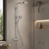 Colonne de douche thermostatique HANSGROHE Raindance Select S 240 2 jets chromé ambiance