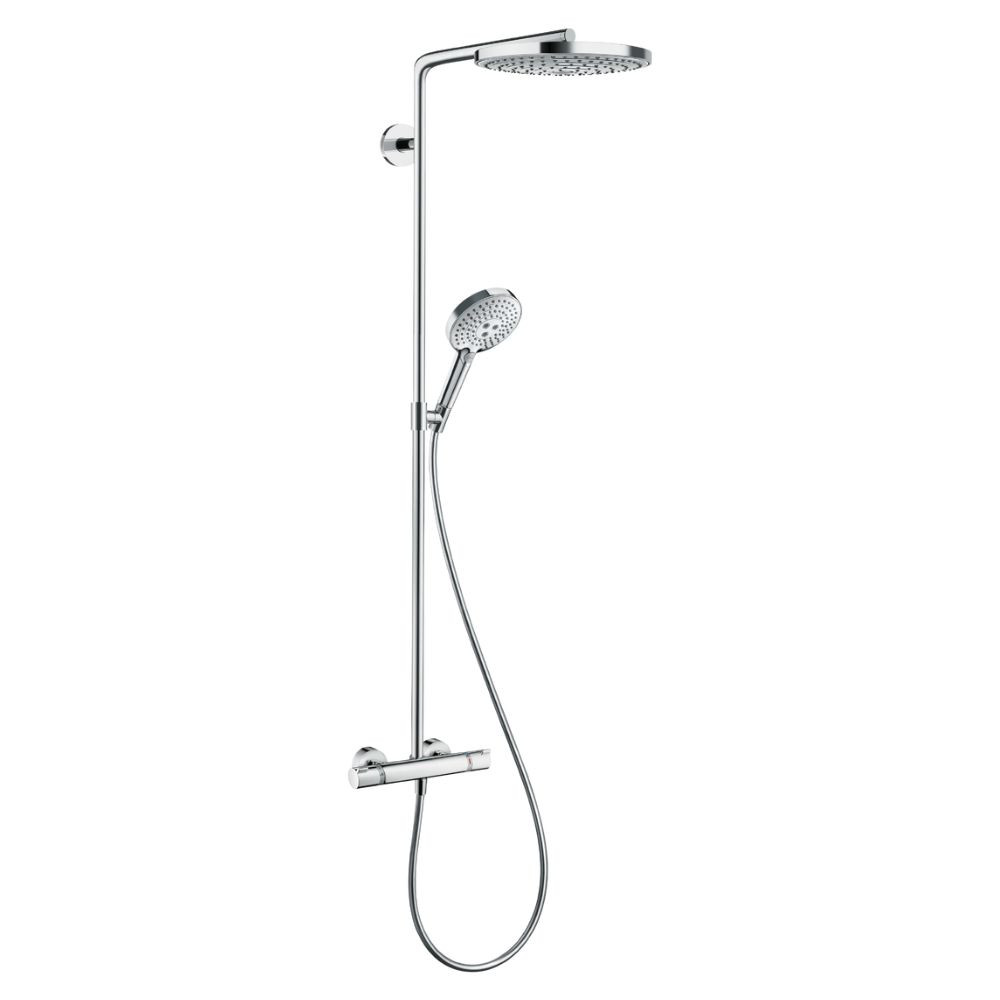 Colonne de douche thermostatique HANSGROHE Raindance Select S 240 2 jets chromé face